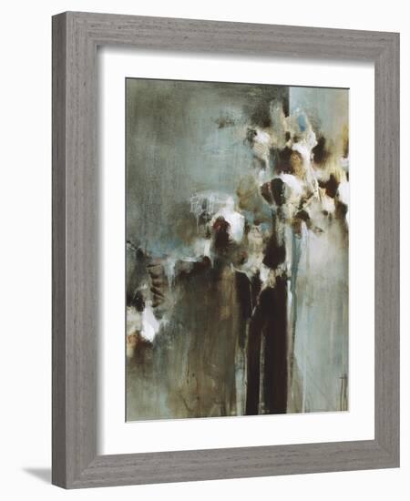 Blue Arrangement I-Terri Burris-Framed Art Print