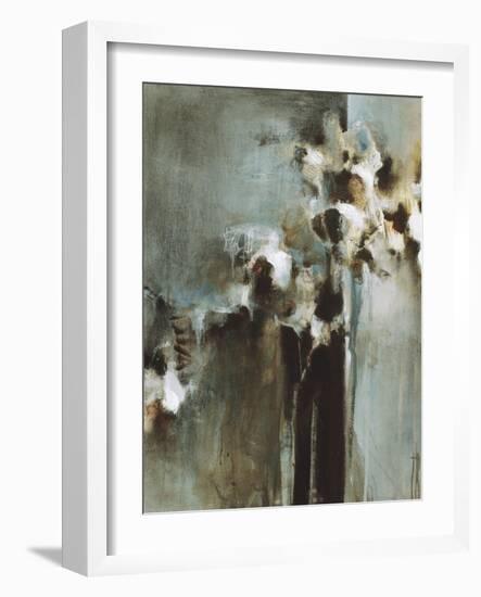 Blue Arrangement I-Terri Burris-Framed Art Print