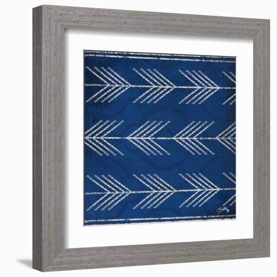 Blue Arrows-Elizabeth Medley-Framed Art Print