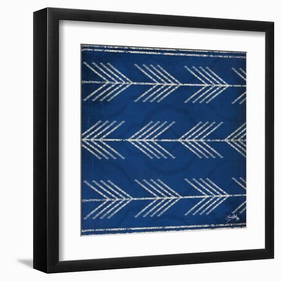 Blue Arrows-Elizabeth Medley-Framed Art Print