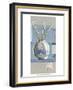 Blue Asian Collage I-Wendy Russell-Framed Art Print