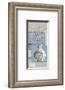 Blue Asian Collage IV-Wendy Russell-Framed Art Print