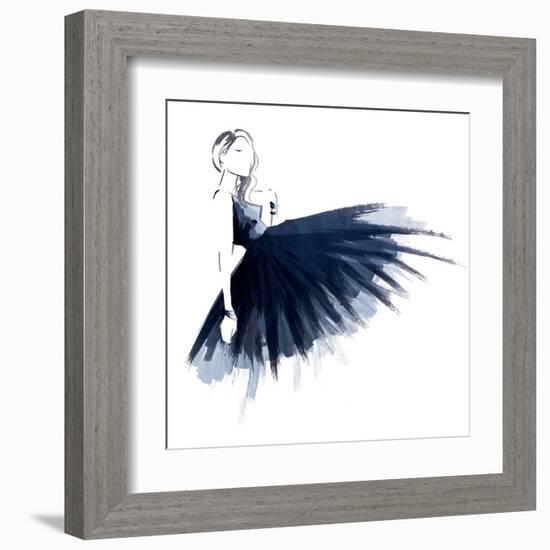 Blue Attitude-OnRei-Framed Art Print