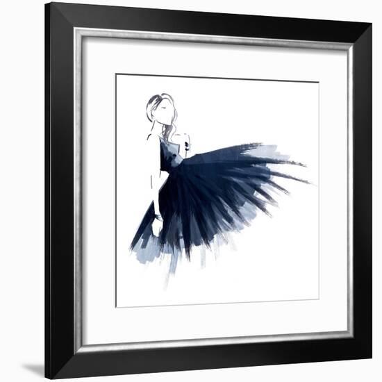 Blue Attitude-OnRei-Framed Art Print