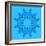 Blue Background with Abstract Shape-Dink101-Framed Art Print