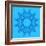 Blue Background with Abstract Shape-Dink101-Framed Art Print