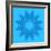 Blue Background with Abstract Shape-Dink101-Framed Art Print