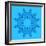 Blue Background with Abstract Shape-Dink101-Framed Art Print