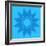 Blue Background with Abstract Shape-Dink101-Framed Art Print