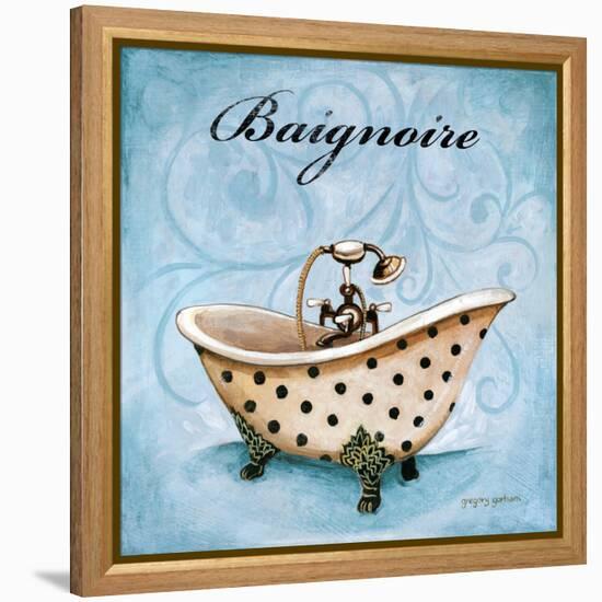 Blue Baignoire-Gregory Gorham-Framed Stretched Canvas