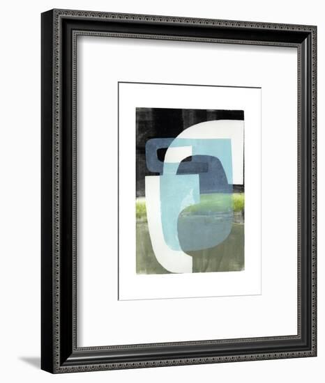 Blue Balance-Stacy Milrany-Framed Art Print