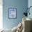 Blue Balloon-Cheryl Bartley-Framed Giclee Print displayed on a wall