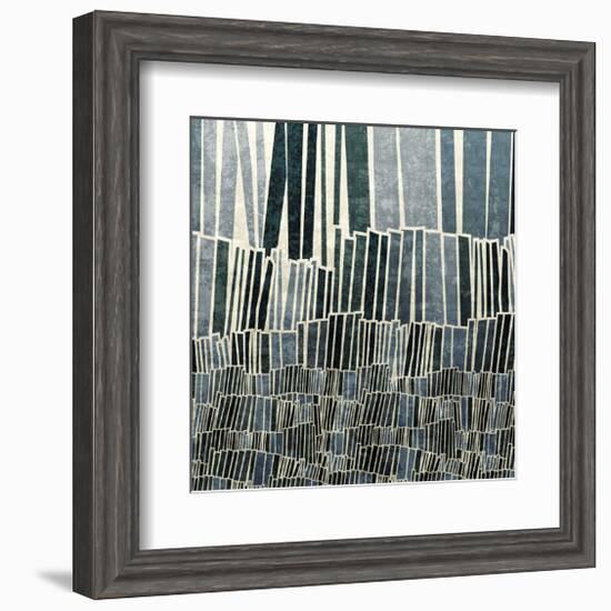 Blue Bamboo-Mali Nave-Framed Giclee Print