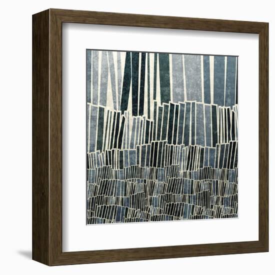 Blue Bamboo-Mali Nave-Framed Giclee Print