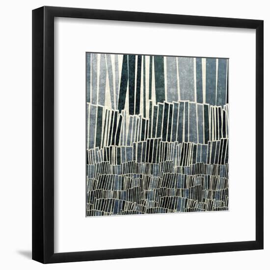 Blue Bamboo-Mali Nave-Framed Giclee Print