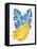 Blue Bananas-Cat Coquillette-Framed Premier Image Canvas