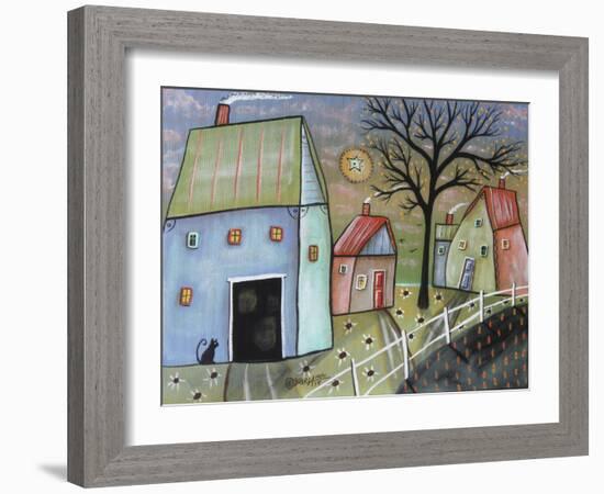 Blue Barn 1-Karla Gerard-Framed Giclee Print