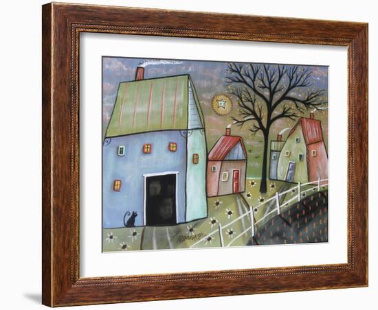 Blue Barn 1-Karla Gerard-Framed Giclee Print