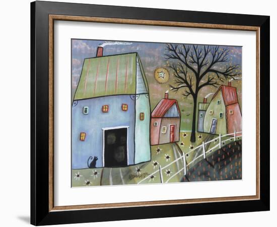 Blue Barn 1-Karla Gerard-Framed Giclee Print