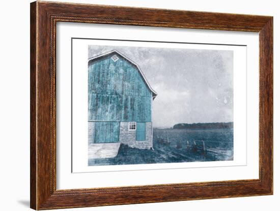 Blue Barn Mate-Milli Villa-Framed Art Print