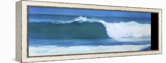 Blue Barrel-Suzanne Wilkins-Framed Stretched Canvas