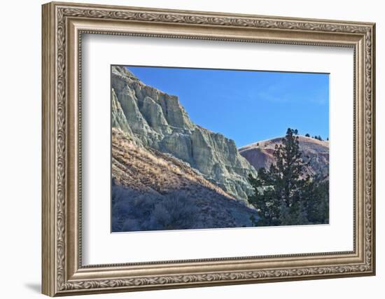 Blue Basin, John Day Fossil Beds, Oregon, USA-Michel Hersen-Framed Photographic Print