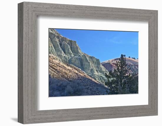 Blue Basin, John Day Fossil Beds, Oregon, USA-Michel Hersen-Framed Photographic Print