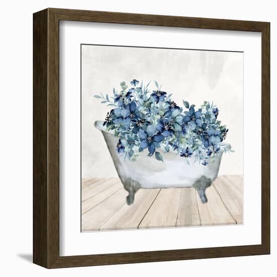 Blue Bath 1-Kimberly Allen-Framed Art Print