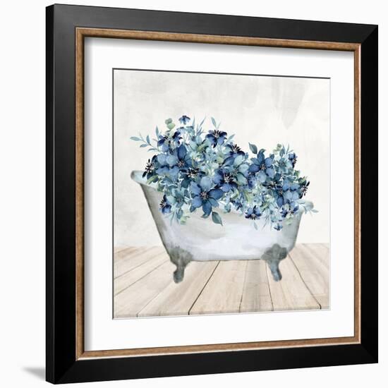 Blue Bath 1-Kimberly Allen-Framed Art Print