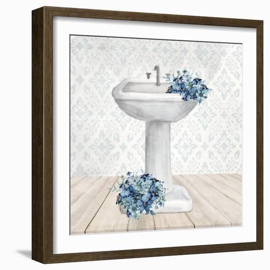 Blue Bath 3 V2-Kimberly Allen-Framed Art Print