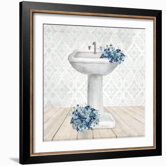 Blue Bath 3 V2-Kimberly Allen-Framed Art Print