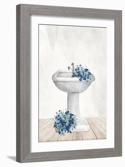 Blue Bath 3-Kimberly Allen-Framed Art Print