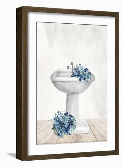 Blue Bath 3-Kimberly Allen-Framed Art Print