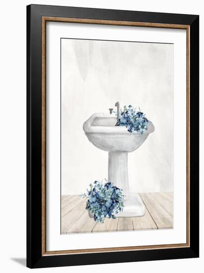 Blue Bath 3-Kimberly Allen-Framed Art Print