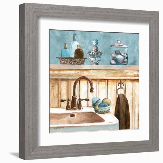 Blue Bath II-Gregory Gorham-Framed Art Print