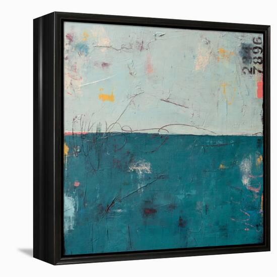 Blue Bay Hideaway-Erin Ashley-Framed Stretched Canvas