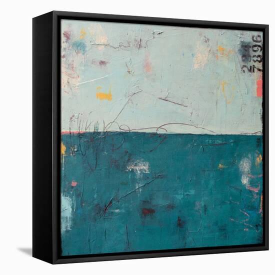 Blue Bay Hideaway-Erin Ashley-Framed Stretched Canvas