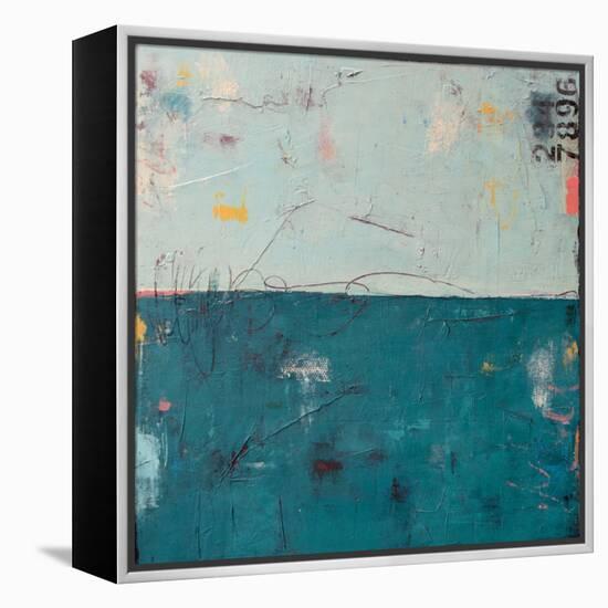 Blue Bay Hideaway-Erin Ashley-Framed Stretched Canvas