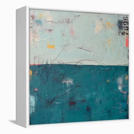 Blue Bay Hideaway-Erin Ashley-Framed Stretched Canvas