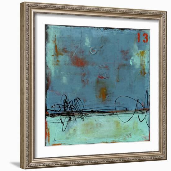 Blue Bay Marina I-Erin Ashley-Framed Art Print