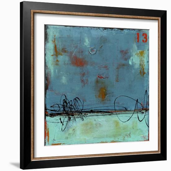 Blue Bay Marina I-Erin Ashley-Framed Art Print