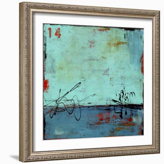 Blue Bay Marina II-Erin Ashley-Framed Art Print