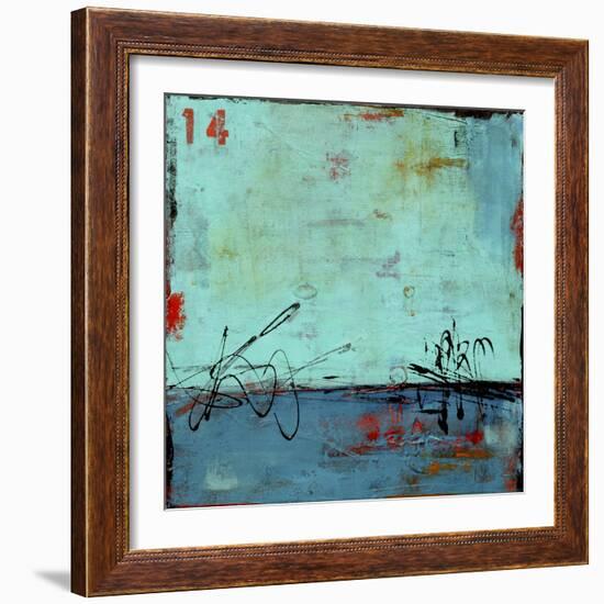 Blue Bay Marina II-Erin Ashley-Framed Art Print