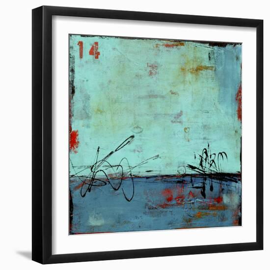 Blue Bay Marina II-Erin Ashley-Framed Art Print