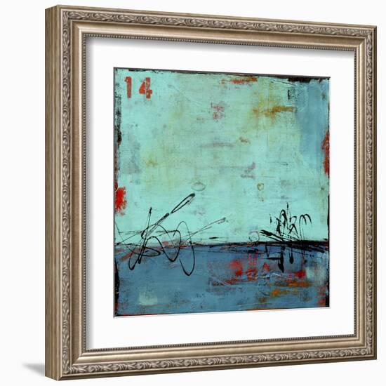 Blue Bay Marina II-Erin Ashley-Framed Art Print