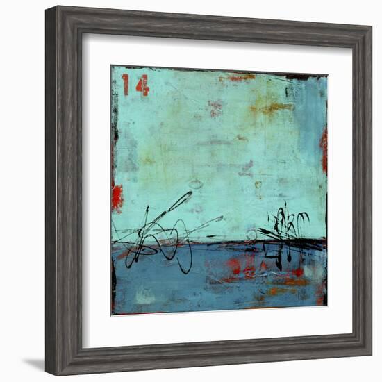 Blue Bay Marina II-Erin Ashley-Framed Art Print
