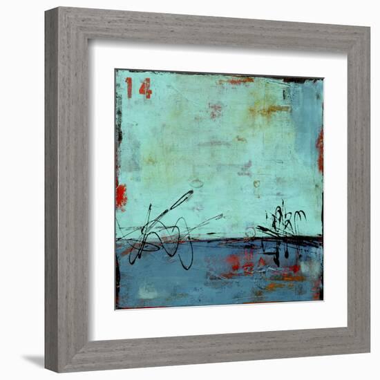 Blue Bay Marina II-Erin Ashley-Framed Art Print