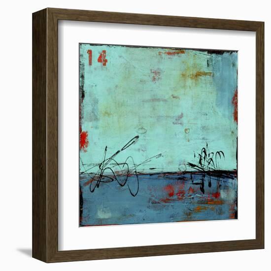 Blue Bay Marina II-Erin Ashley-Framed Art Print