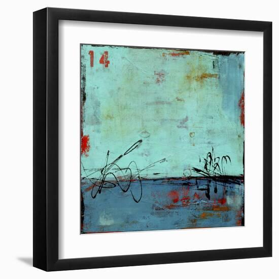 Blue Bay Marina II-Erin Ashley-Framed Art Print