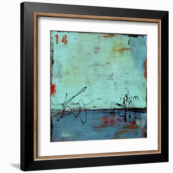 Blue Bay Marina II-Erin Ashley-Framed Art Print